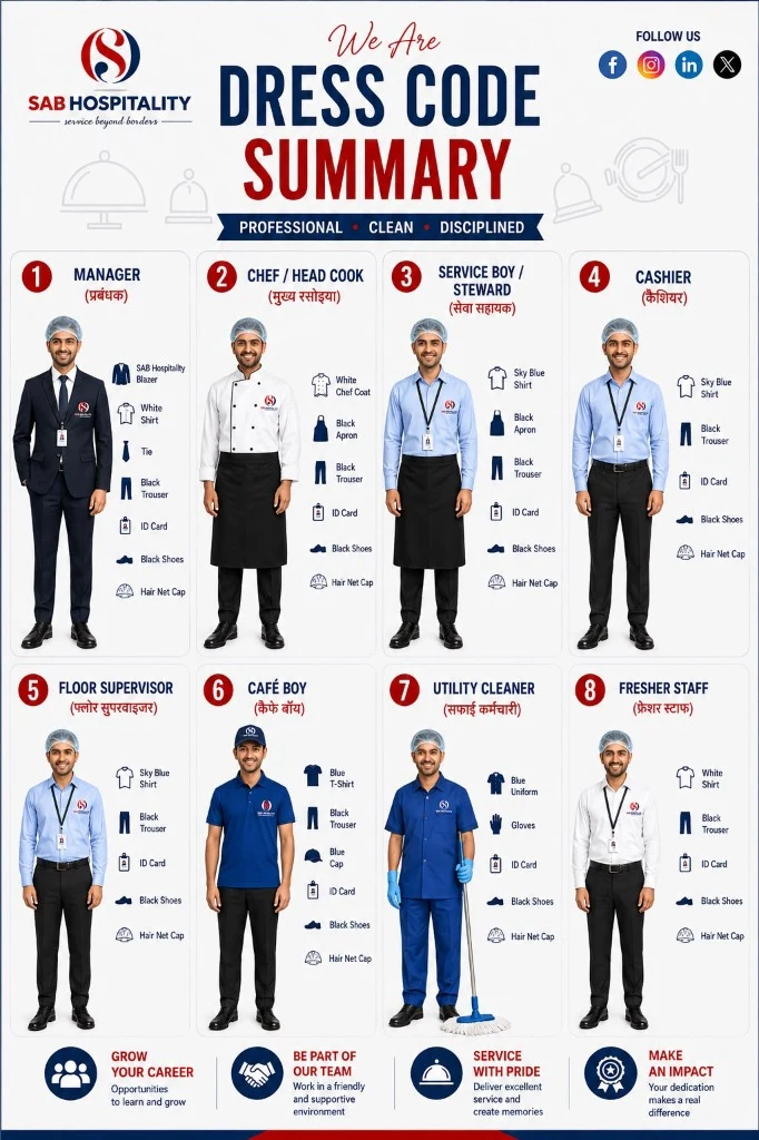 Professional Grooming & Dress Code Summary