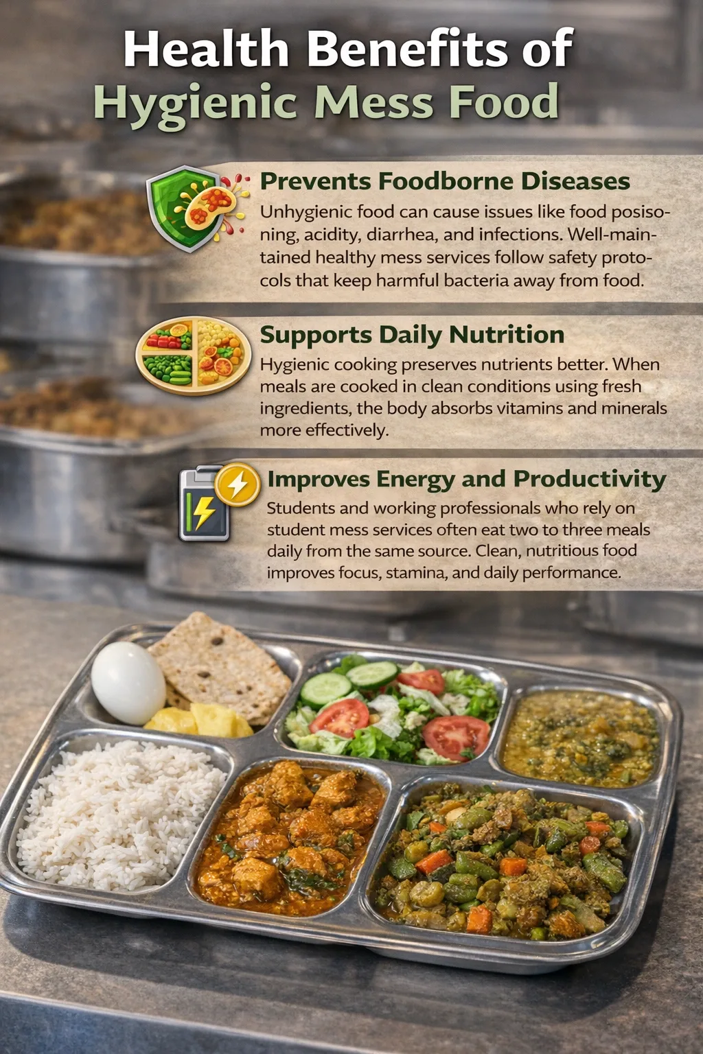 The Importance of Hygienic Mess Food for Daily Eating